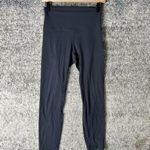 Lululemon Leggings Womens 6 Black High Rise Yoga Workout Athleisure Stretch